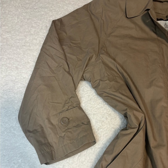 London Fog Women Vintage Tan Lined Long Trench Coat - Picture 3 of 10